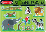 Melissa & Doug - Zoo Animals Sound Puzzle - 8pc