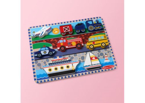 Melissa & Doug - Vehicles Chunky Puzzle