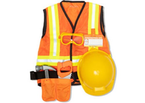 Melissa & Doug - Construction Worker Costume Set - Pack of 3