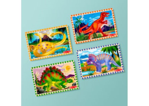 Melissa & Doug - Dinosaurs Puzzles in a Box (NEW)