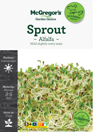 McGregor's Sprout Alfalfa Specialty Seed Packet
