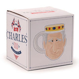 Ceramic Head Shaped Mug - King Charles III