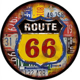 Metal Wall Art - Route 66 (35cm)