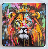 Framed PVC Pop Art - Lion King (30 x 30cm)