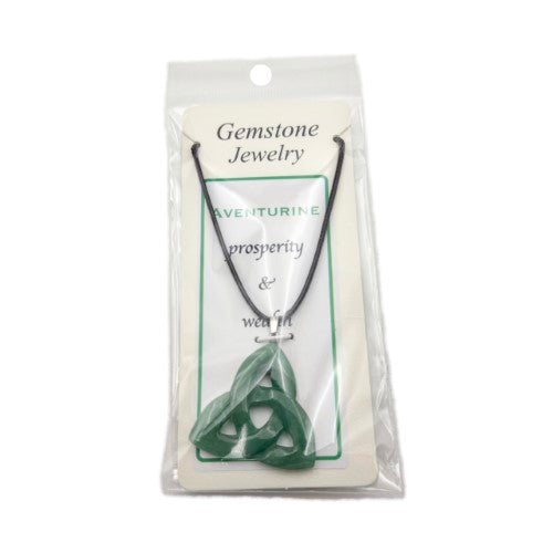 Pendant - Aventurine Triquetra
