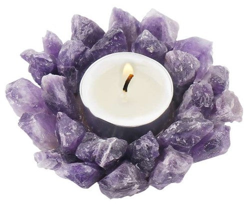 Candle Holders - Crystal Gemstone (Set of 12 Assorted)