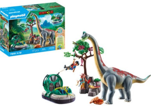 Playmobil - Brachiosaurus with Hovercraft