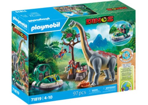 Playmobil - Brachiosaurus with Hovercraft