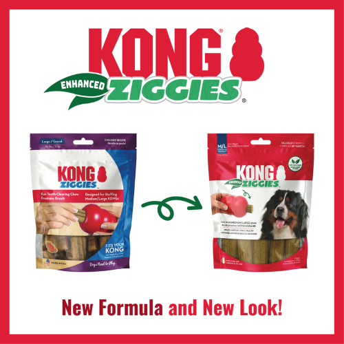 Dog Treat - KONG Ziggies Enhanced Med/Large (227g)
