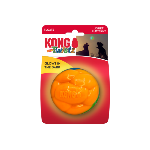 Dog Toy - KONG Twistz High-Viz Ball (Large)