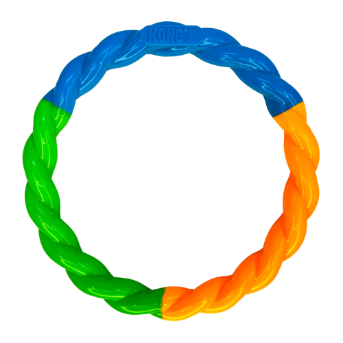 Dog Toy - KONG Twistz High-Viz Ring (Large)