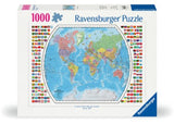 Ravensburger Political World Map Puzzle 1000 Pieces (NEW)