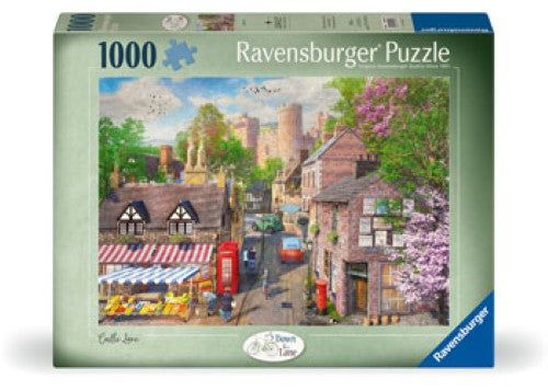 Ravensburger Down the Lane No5 Castle Lane Puzzle 1000 Piece