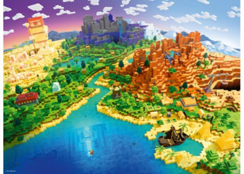 Ravensburger World of Minecraft 500 Puzzle 500 Pieces