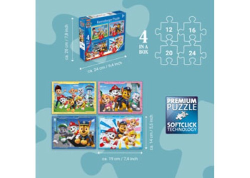 RavensburgerPaw Patrol Ready for Adventure 12/16/20/24 Piece
