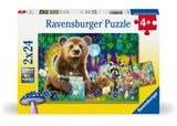 Ravensburger Loving Woodland Friends Puzzle 2x24 Pieces