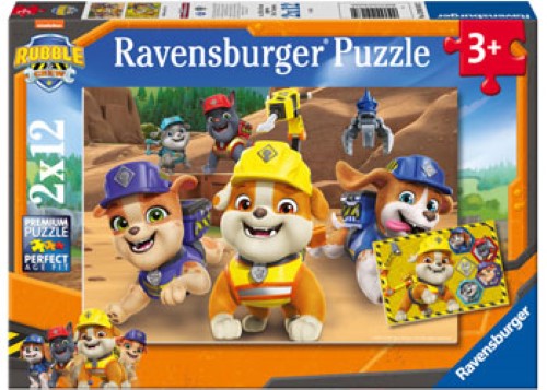 Ravensburger Rubble & Crew Team in Action! Puzzle 2x12 Piece