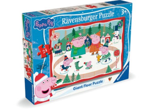 Ravensburger Peppa Pig Christmas Giant Floor Puzzle 24 Piece