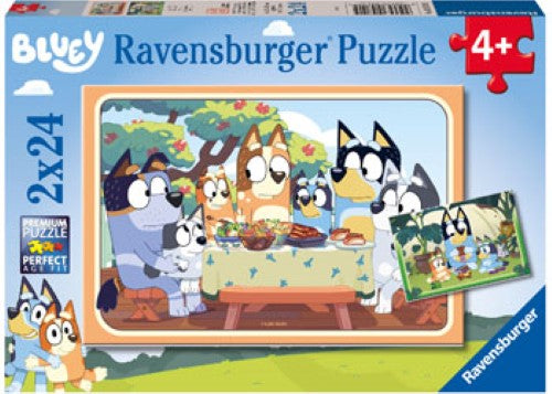 Ravensburger Bluey Let's Do This! Puzzle 2x24 Pieces