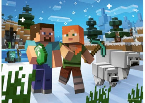 Ravensburger Minecraft Bumper Pack Puzzle 4x100 Pieces