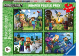 Ravensburger Minecraft Bumper Pack Puzzle 4x100 Pieces