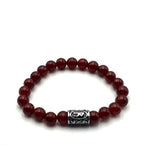 Bracelet - Rune Carnelian Raidho (8mm)