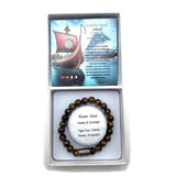 Rune Bracelet - Tiger Eye Uruz (8mm)