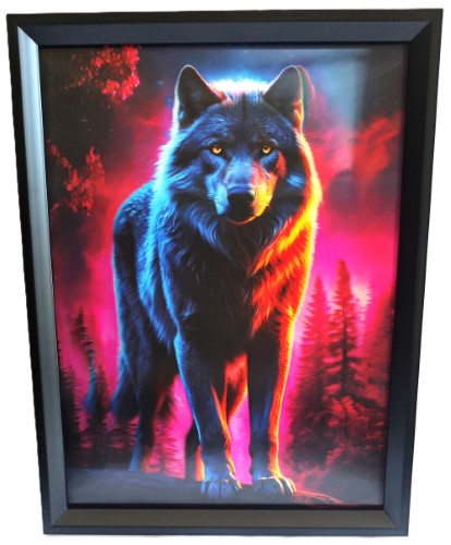 3D Art - Wolf (30 x 40cm)