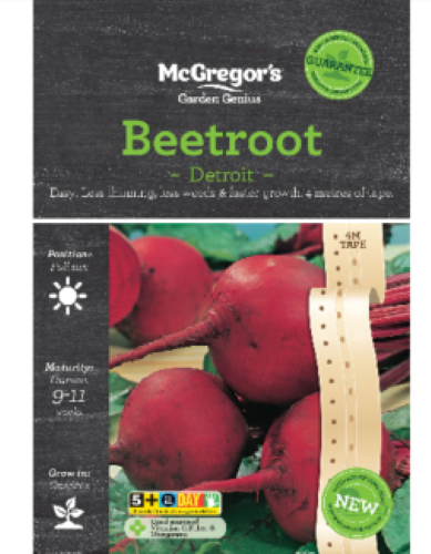 McGregor's Beet Red Detroit Seed Packet