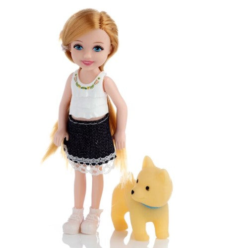 Sally Dress Up Doll with Dog & Accessories (Set of 12 Assorted)