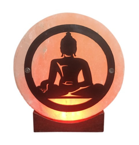 USB Salt Lamp - Meditating Buddha