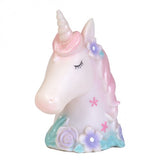 Table Lamp - Pretty Flower Unicorn (21.7 x 14.4 x 25.5cm)