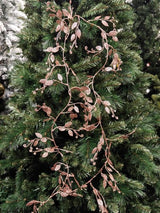 Leaf Garland - 6' Glitter (Rose Gold)