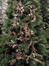 Leaf Garland - 6' Glitter (Rose Gold)