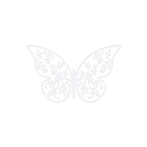 Classic Wedding Large Lace Butterfly - Pack of 10