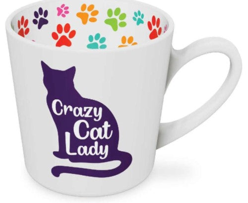 MUG - CRAZY CAT LADY INSIDE OUT (Set of2)