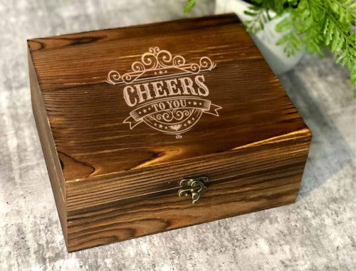 21ST WOOD BOX GIFT SET - 490ML STEIN