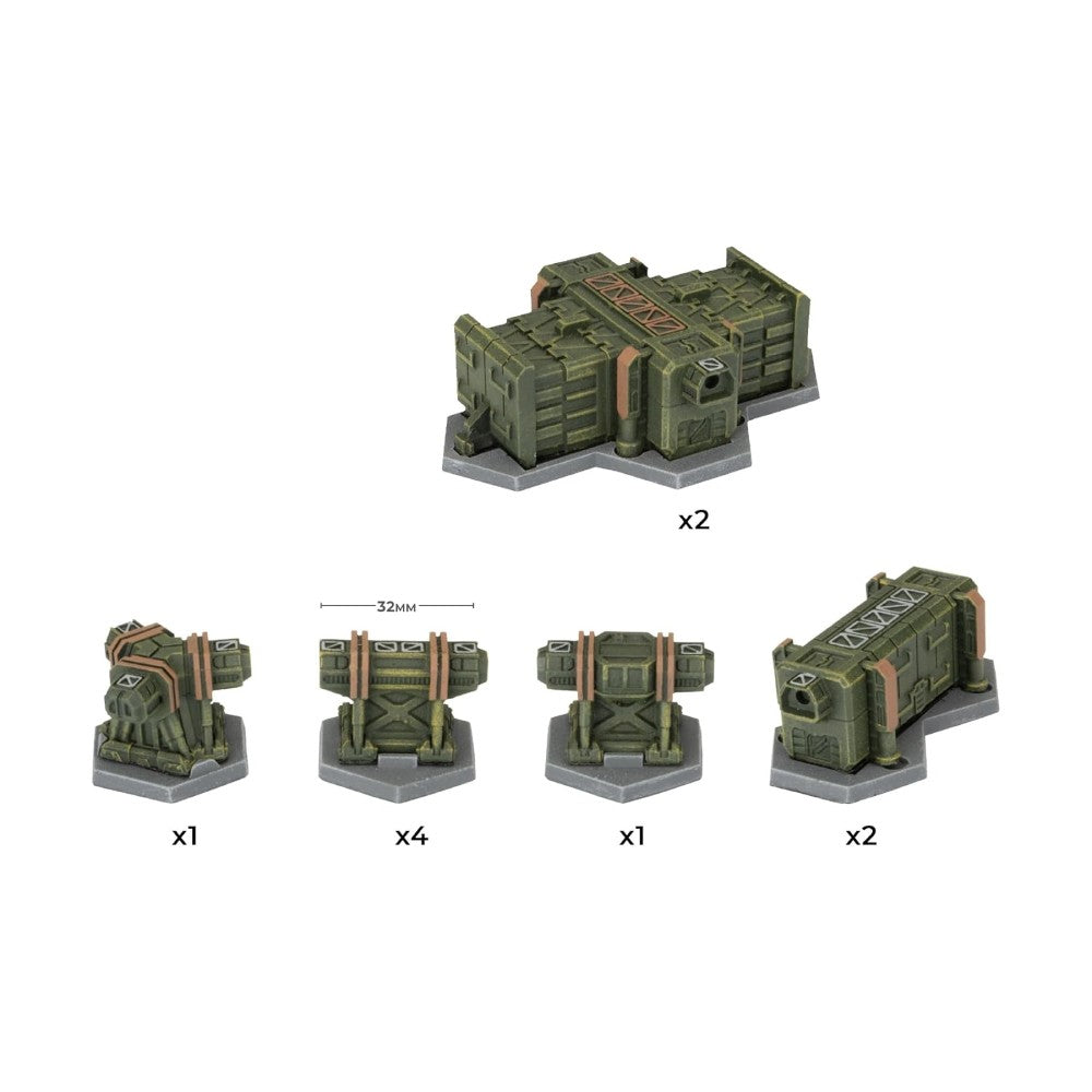 Hextech Terrain: Dropbase Delta  - Personnel Buildings