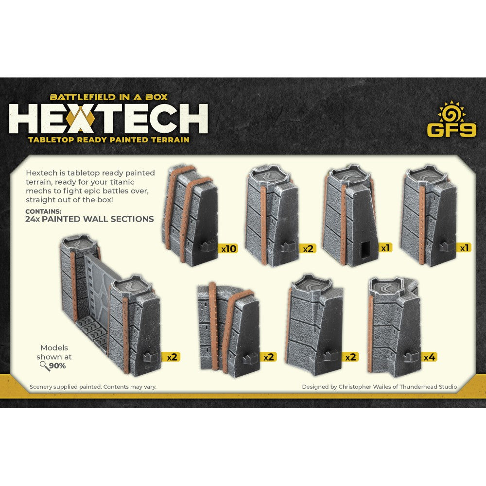 Hextech Terrain: Trinity City  - Fortress Walls