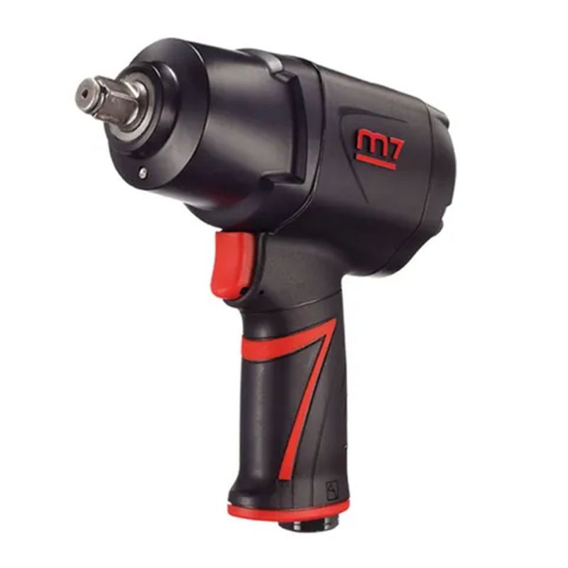 Lightweight M7 Air Impact Wrench with 1626Nm torque, magnesium alloy, and EZ Grease Anvil for efficient automotive tasks.