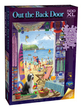 Out the Back Door at the Beach XL Holdson 500pc Jigsaw Puzzle