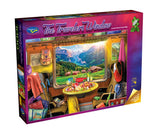 The Travelers Window Switzerland Train Ride Holdson 1000pc Jigsaw Puzzle