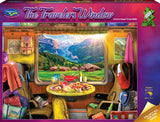 The Travelers Window Switzerland Train Ride Holdson 1000pc Jigsaw Puzzle