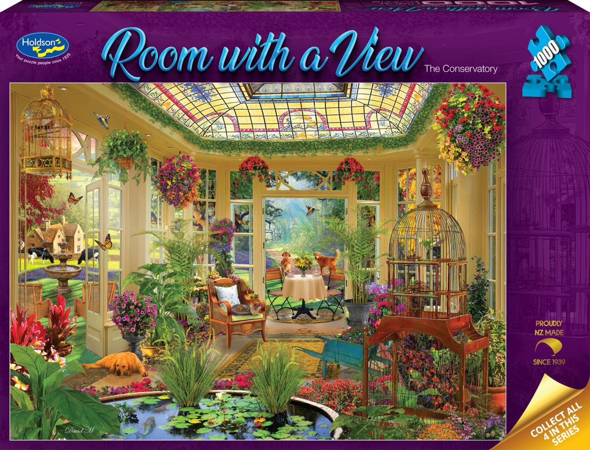 Room with a View the Conservatory Holdson 1000pc Jigsaw Puzzle