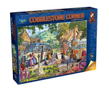 Cobblestone Corner S2 Country Bus Excursion Holdson 1000pc Jigsaw Puzzle