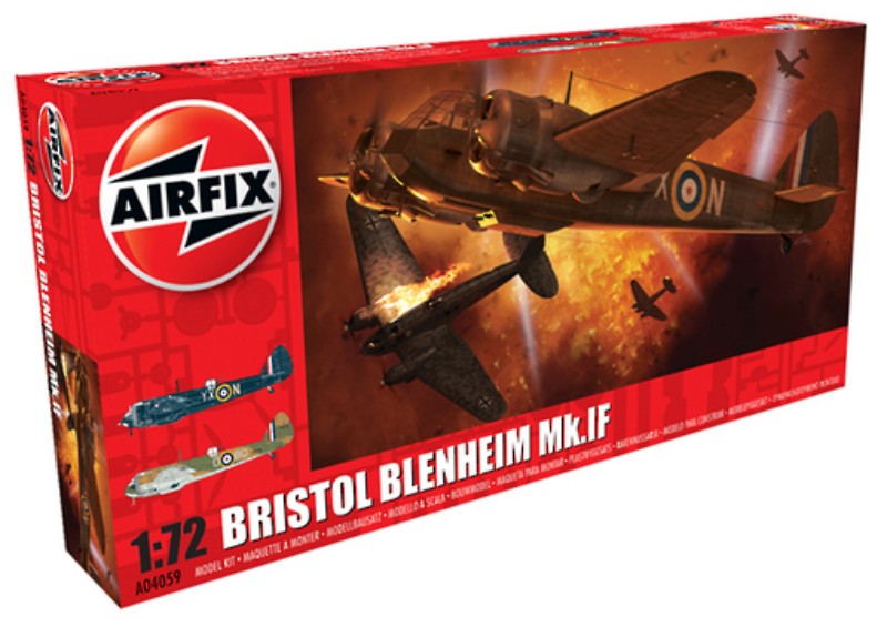 1:72 Military Aircraft - Series 4 - Bristol Blenheim MK.IF - Airfix
