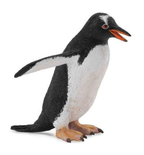 Gentoo Penguin Figurine by Collecta, small and detailed, perfect for collectors and wildlife enthusiasts.