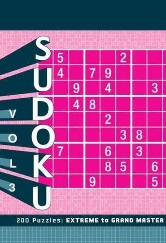 Sudoku Vol 3 Extreme to Grand Master Puzzle Book
