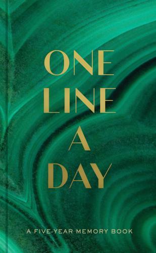 Malachite One Line a Day Five-Year Memory Journal