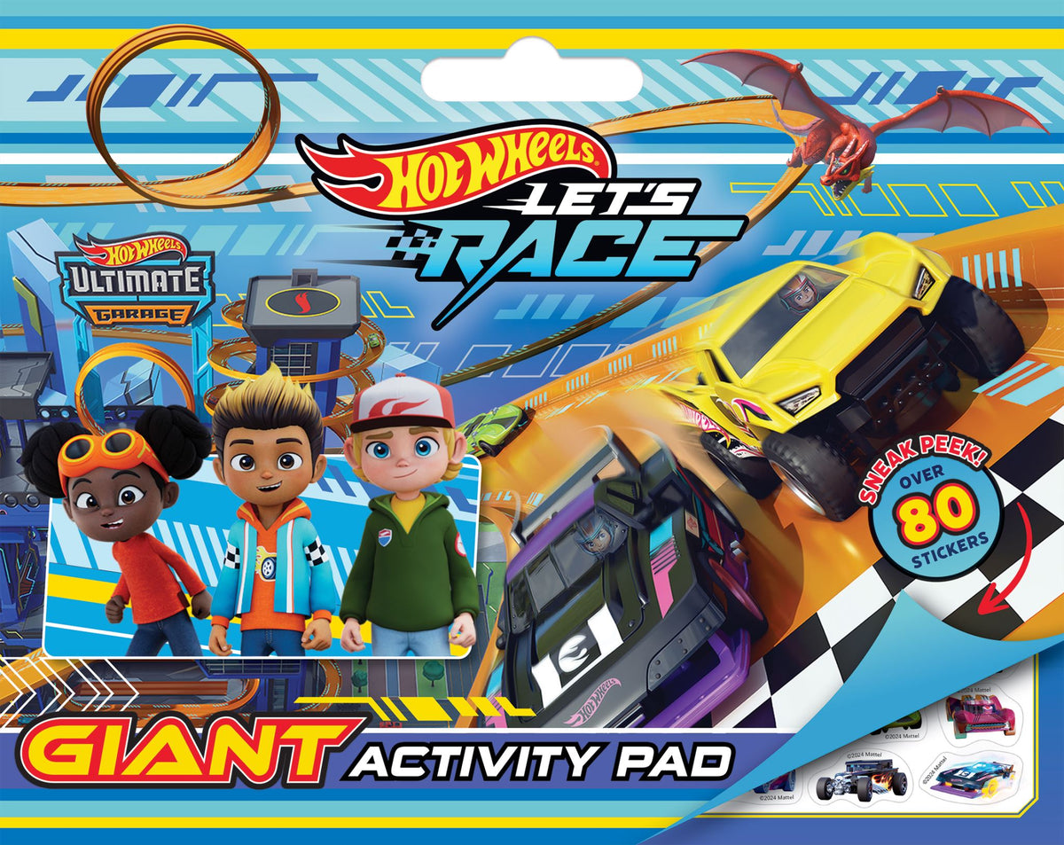 Hot Wheels Let's Race: Giant Activity Pad - Mattel